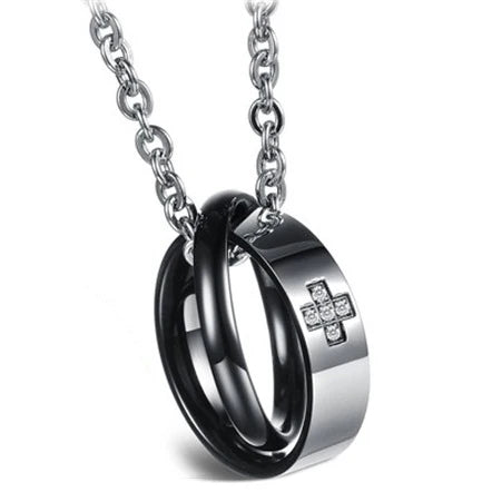 Couple Necklace, Pendent Necklace, Engrave Words