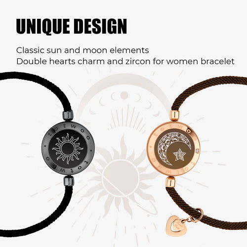 (SUN) Totwoo Touch Single Bracelet - smart jewelry (match with moon)