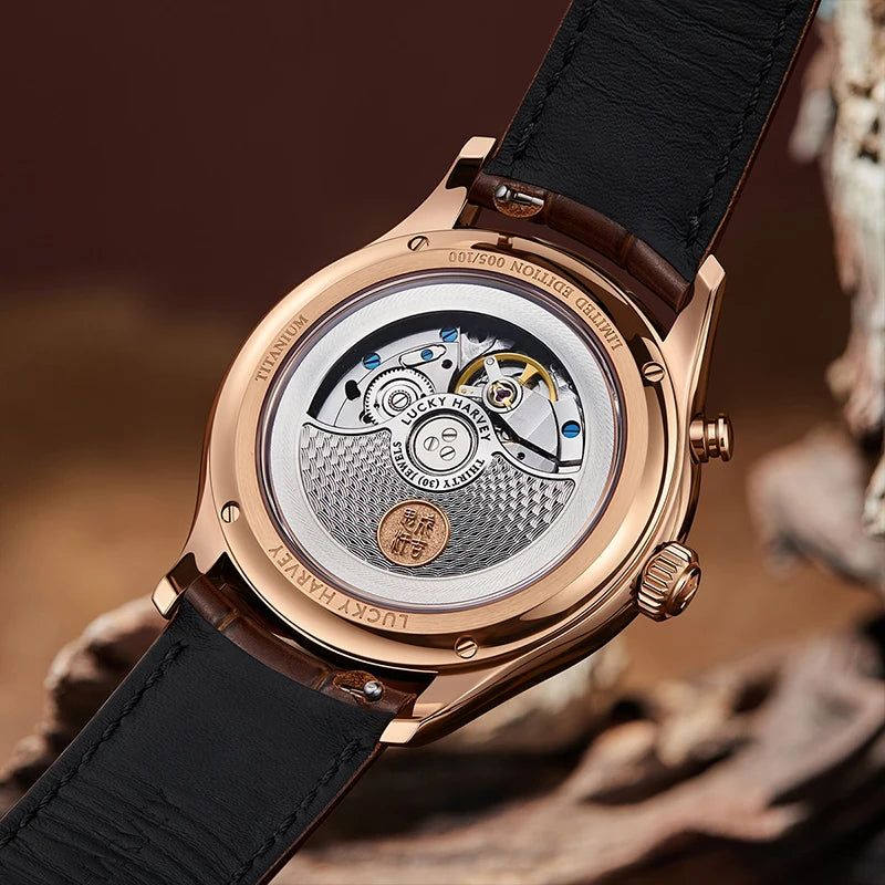 Harvey Limited 3D Hero Genghis Khan Chiming Guilloché Wristwatch