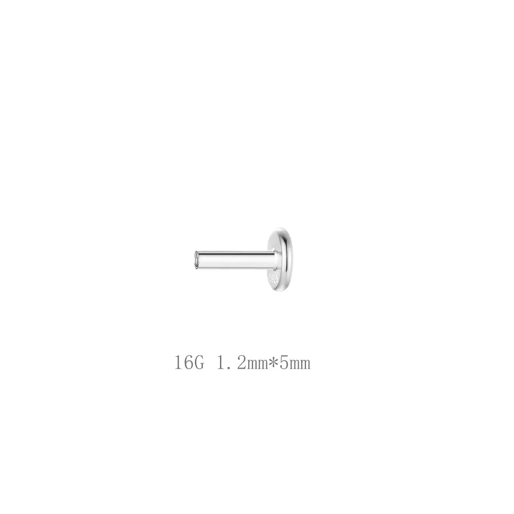 Moissanite Diamond Stud Orginal 925 Sterling Silver Screw Flat Back Moissanite Earring Jewel