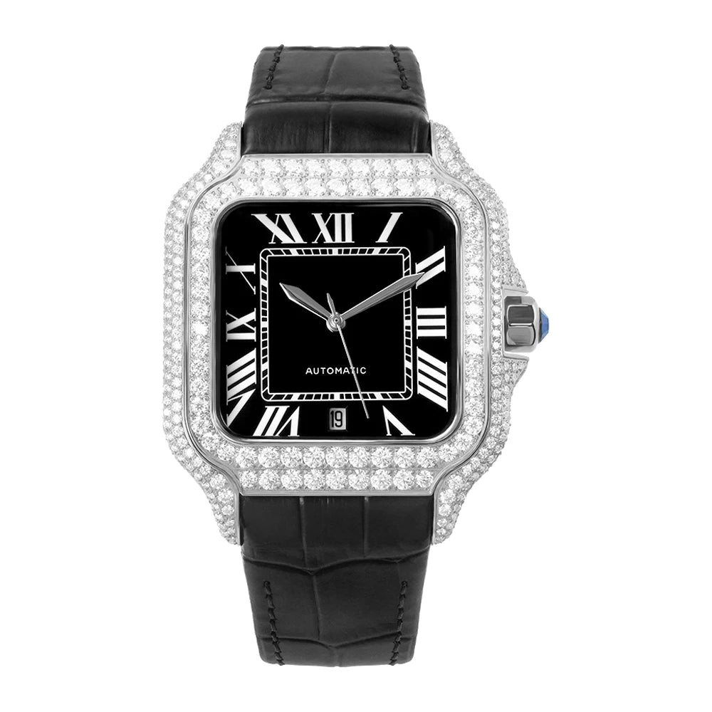 VVS Moissanite Diamond Studded Iced out Wholesale Factory Watch for Gift Passd Wrist Jewelry Accessory