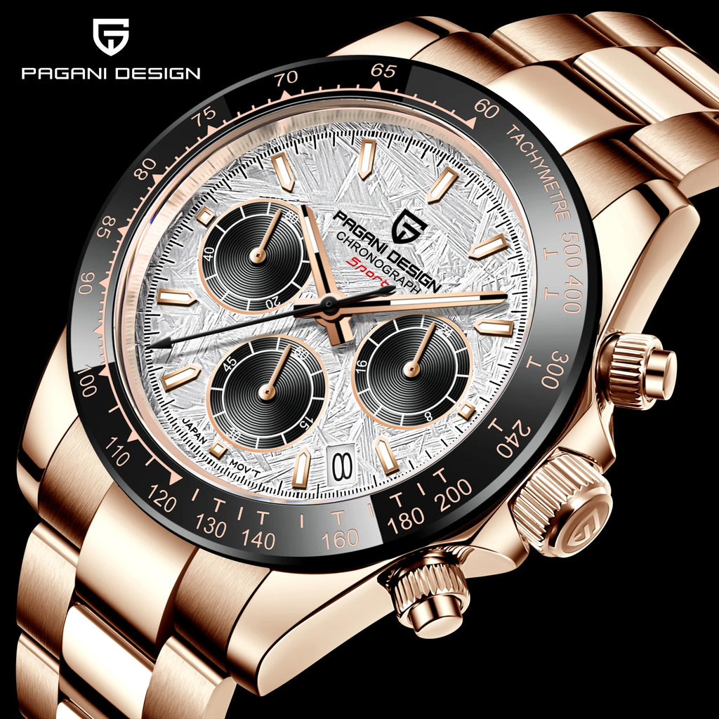 PAGANI DESIGN 2026 Rose Gold Quartz Watch