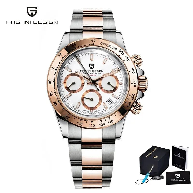 PAGANI DESIGN 2026 Rose Gold Quartz Watch
