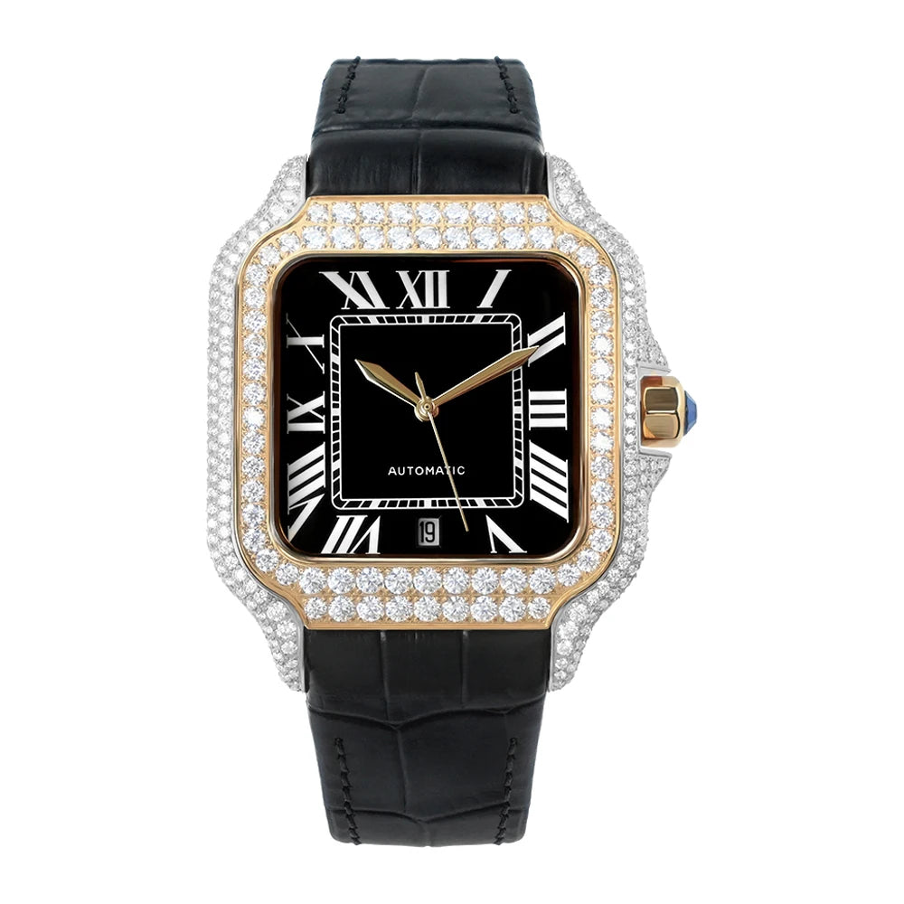 VVS Moissanite Diamond Studded Iced out Wholesale Factory Watch for Gift Passd Wrist Jewelry Accessory