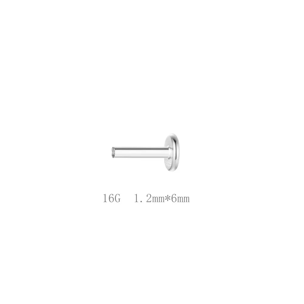 Moissanite Diamond Stud Orginal 925 Sterling Silver Screw Flat Back Moissanite Earring Jewel