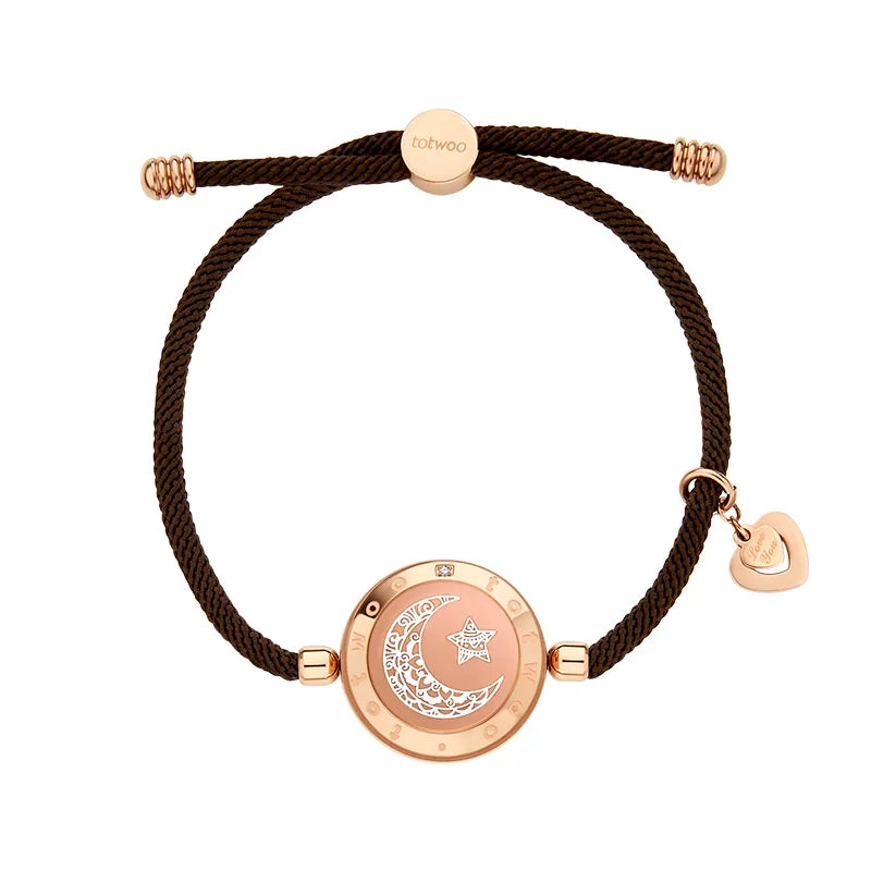 (MOON)Totwoo Touch Single Bracelet - Long Distance Smart Jewelry (match with sun)