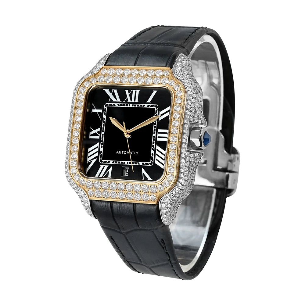 VVS Moissanite Diamond Studded Iced out Wholesale Factory Watch for Gift Passd Wrist Jewelry Accessory