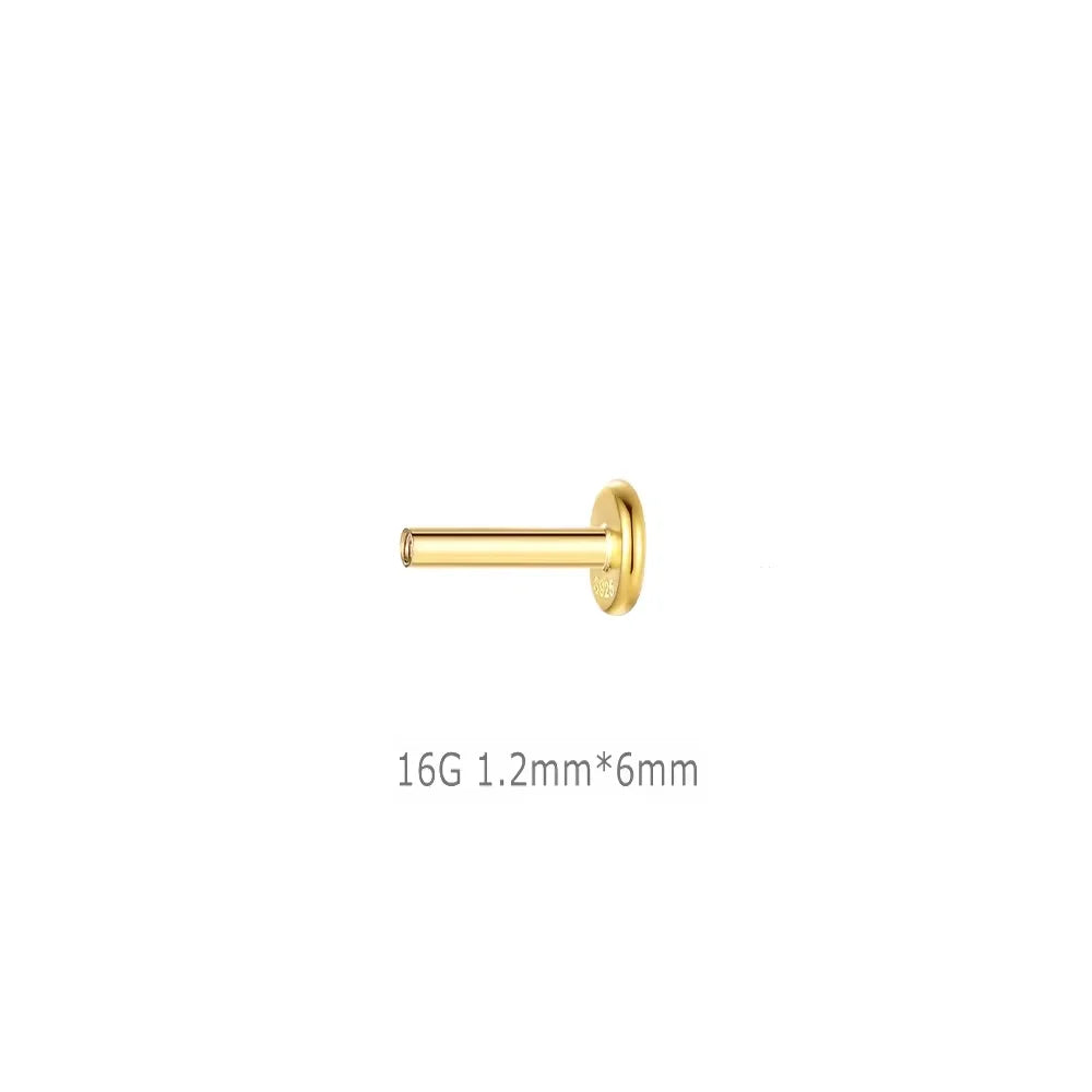 Moissanite Diamond Stud Orginal 925 Sterling Silver Screw Flat Back Moissanite Earring Jewel