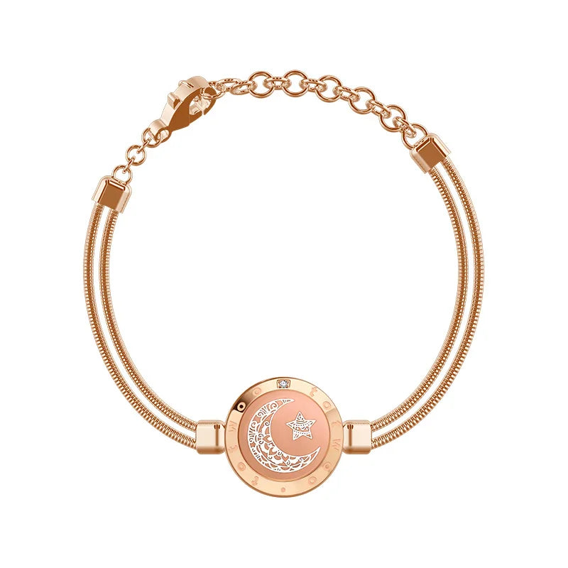 (MOON)Totwoo Touch Single Bracelet - Long Distance Smart Jewelry (match with sun)