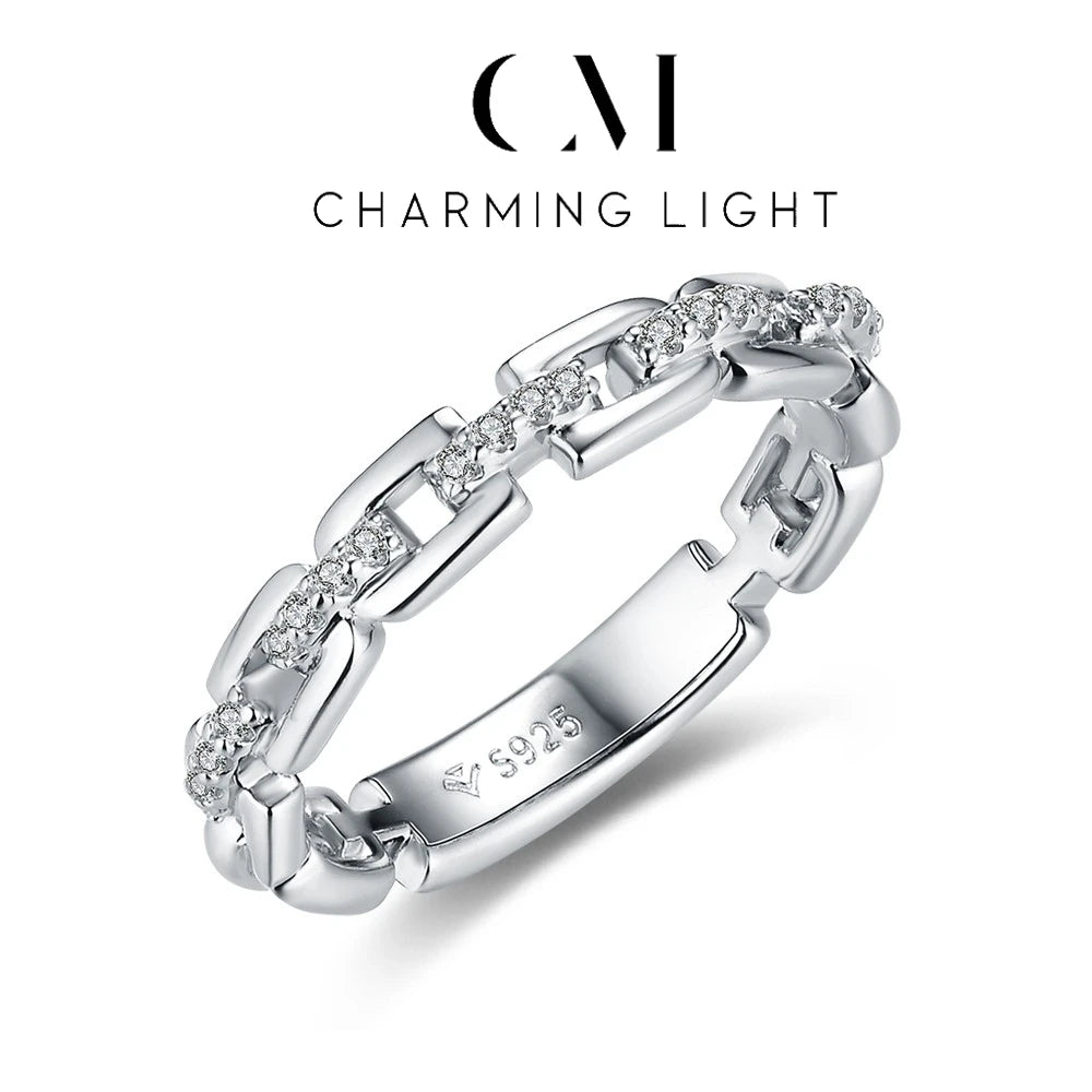 2025 Moissanite Rings Lab Diamond 925 Sterling Silver ring