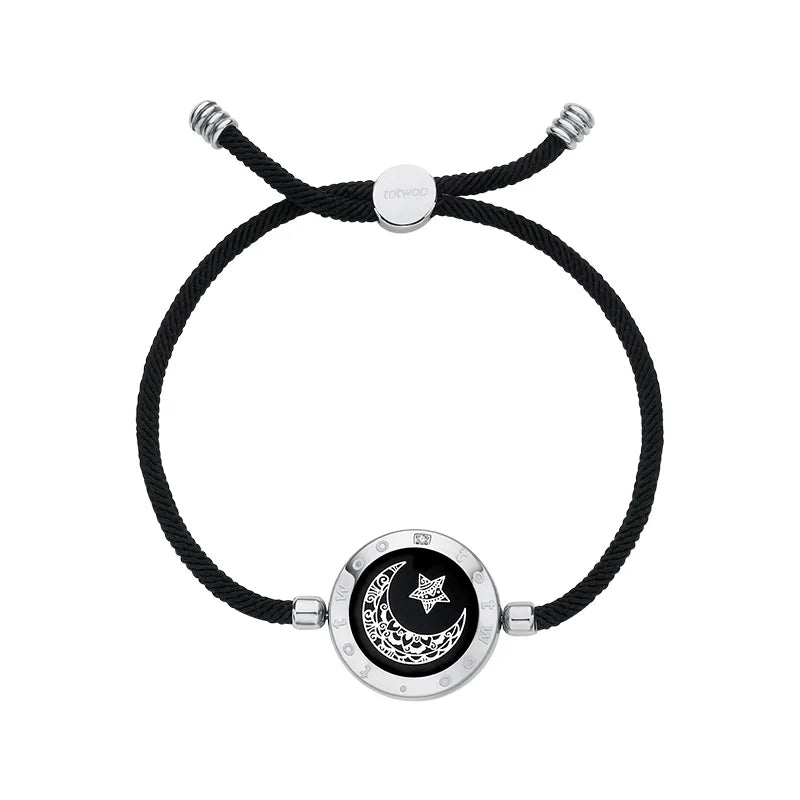 (MOON)Totwoo Touch Single Bracelet - Long Distance Smart Jewelry (match with sun)