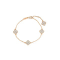2.4cttw D Color Moissanite Clover Bracelet 925 Sterling Silver Fine Jewelry White Gold Plated Charm Bracelet Bangle Wholesale
