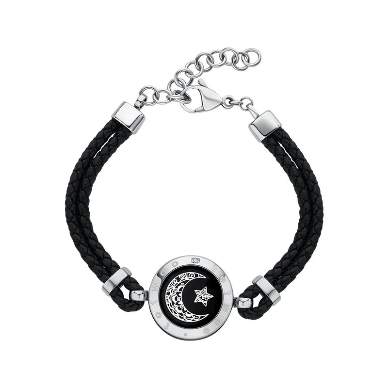 (MOON)Totwoo Touch Single Bracelet - Long Distance Smart Jewelry (match with sun)