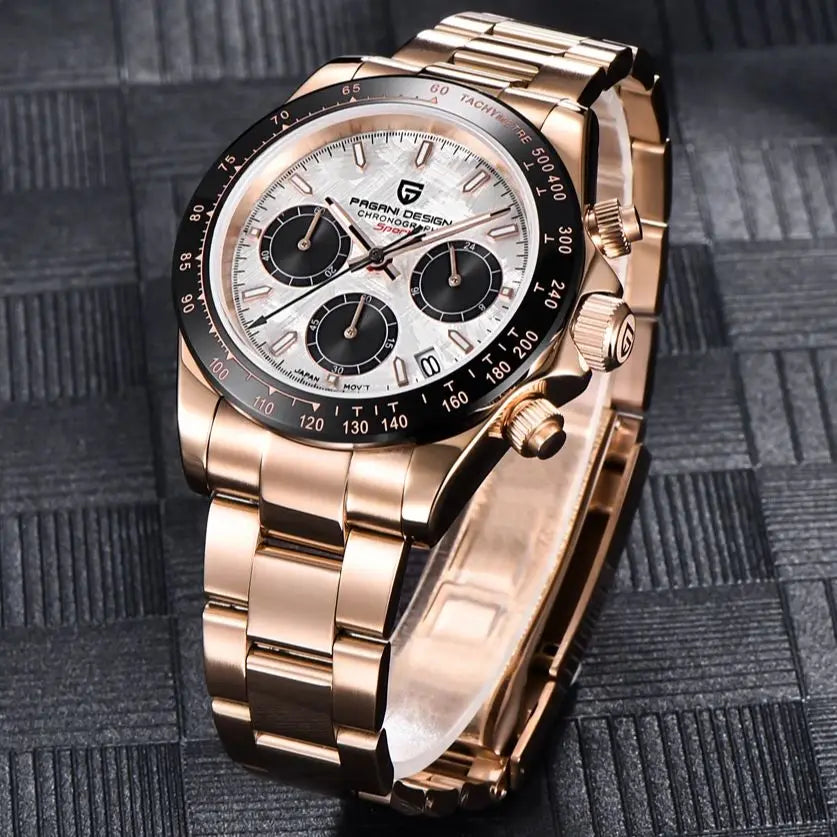 PAGANI DESIGN 2026 Rose Gold Quartz Watch