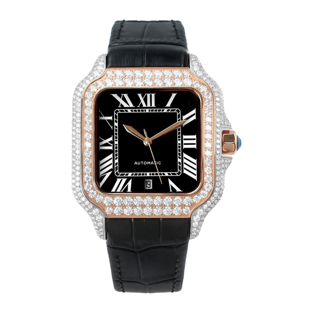 VVS Moissanite Diamond Studded Iced out Wholesale Factory Watch for Gift Passd Wrist Jewelry Accessory